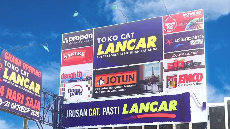 toko cat terlengkap lancar