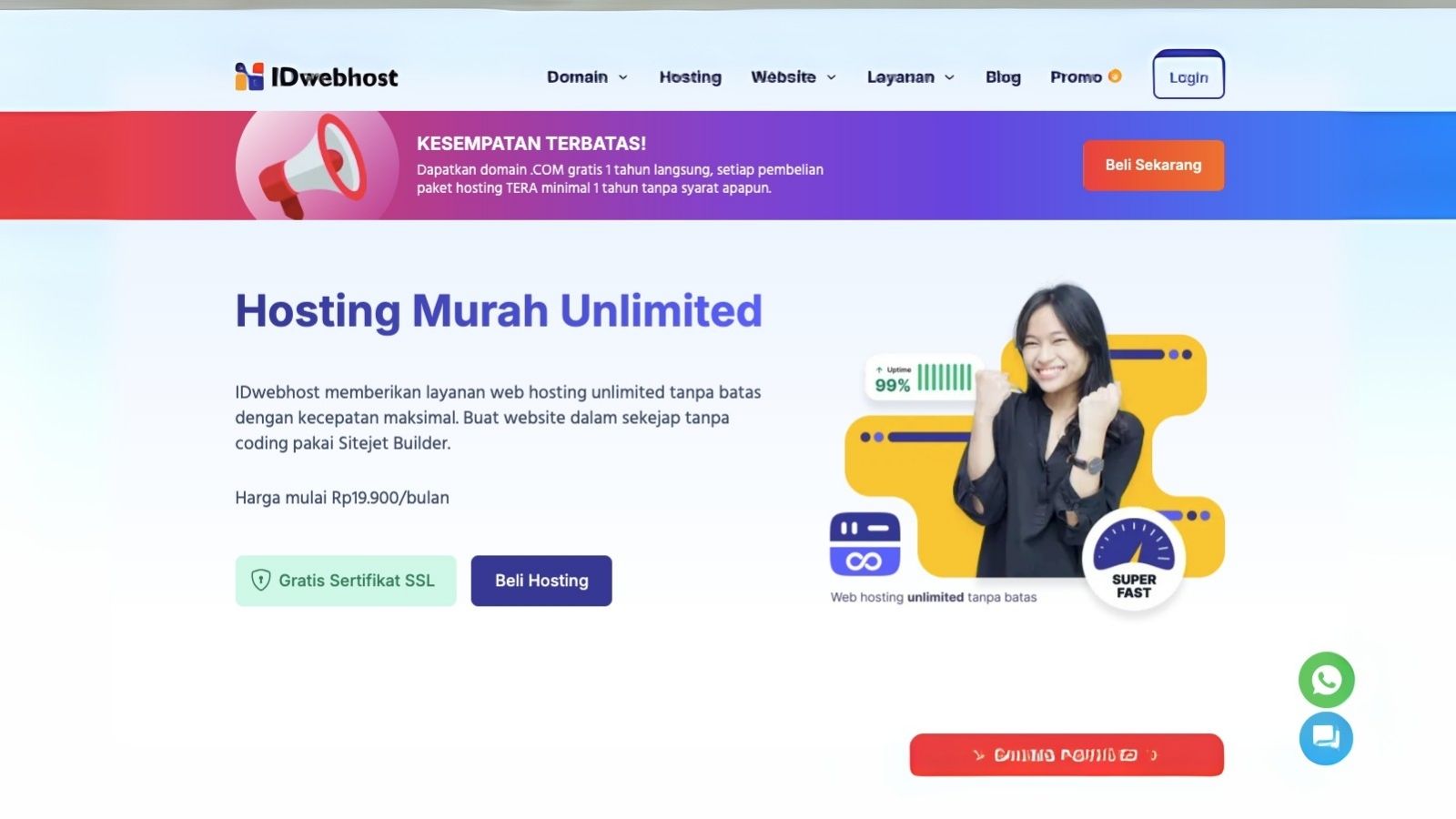 Hosting Murah Unlimited