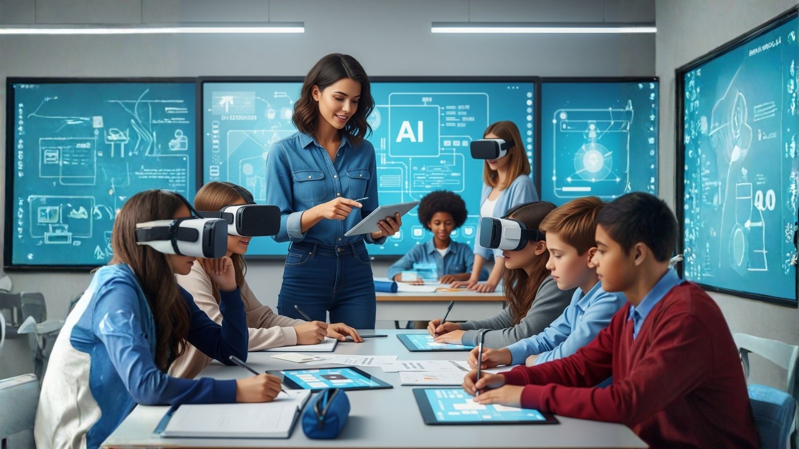 ilustrasi Kecerdasan Buatan dan Pendidikan