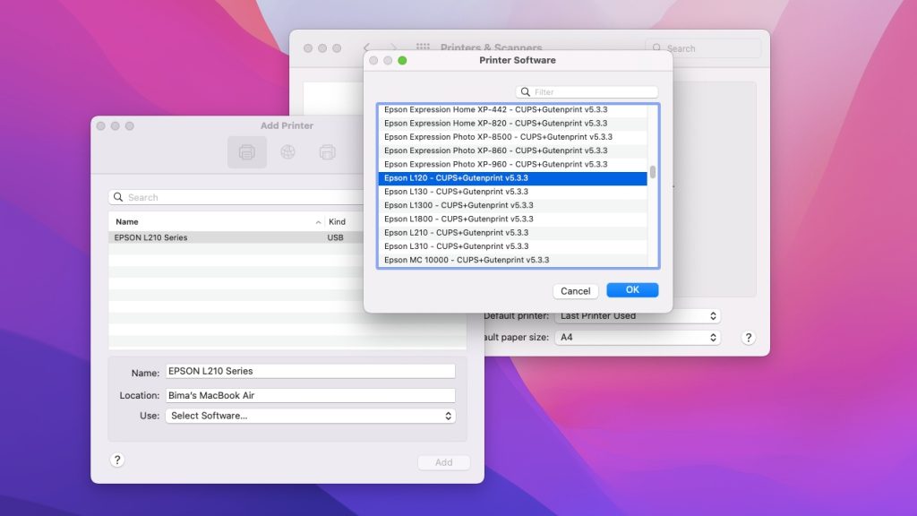 Gutenprint - Driver Printer MacOS