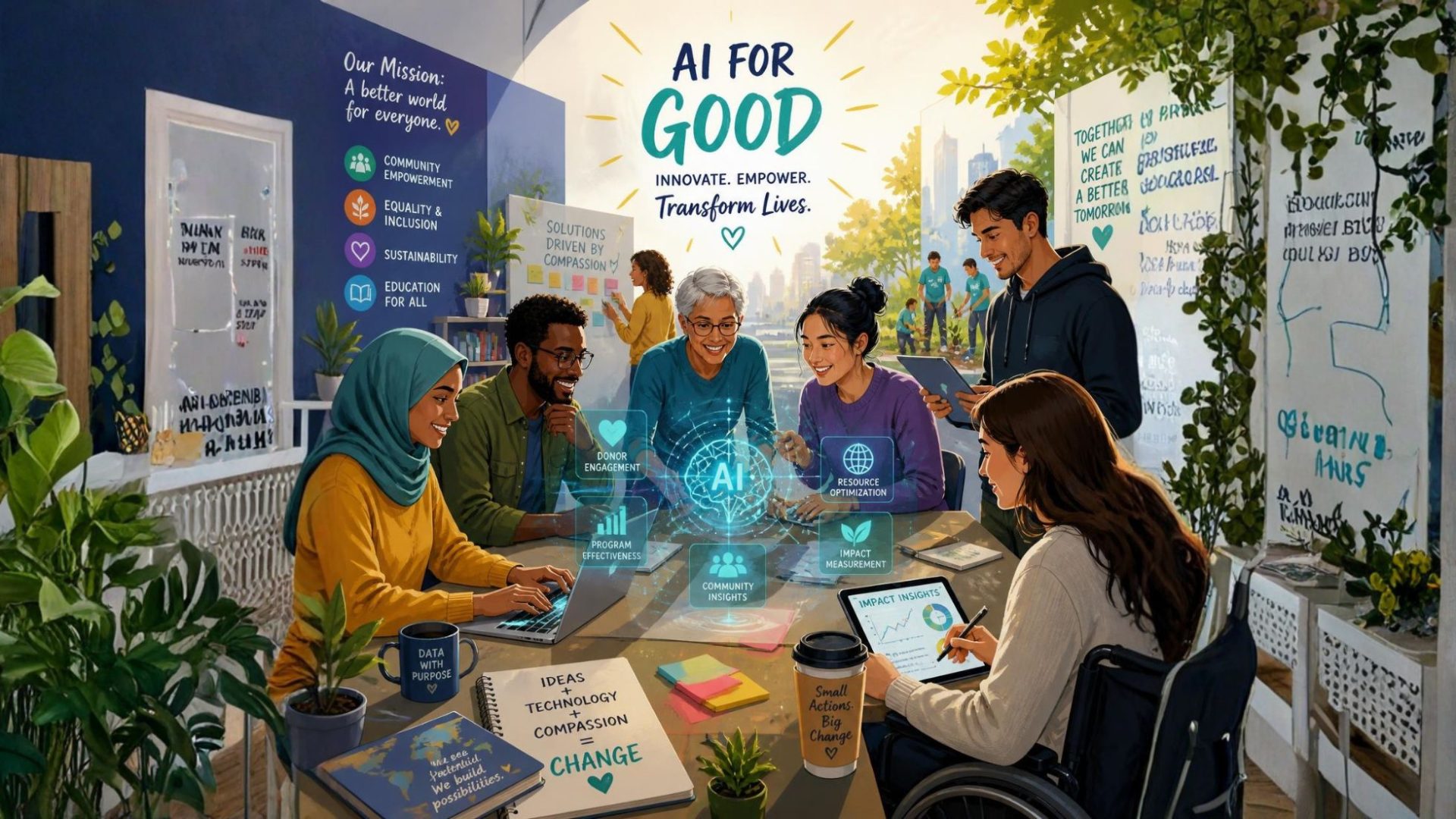 pemanfaatan AI di sektor non-profit